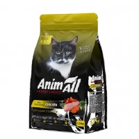 AnimAll (Енімал), сухий корм для котів зі свіжою куркою, 1.5 кг