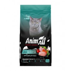 AnimAll (Енімал), сухий корм для стерилізованих котів, курка та ягня, 12 кг