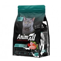 AnimAll (Енімал), сухий корм для стерилізованих котів, курка та ягня, 400 г