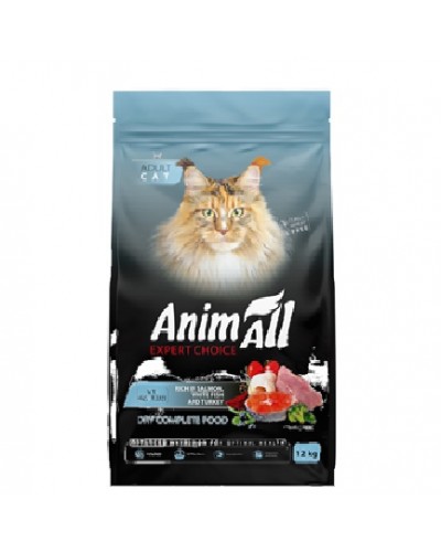 AnimAll (Енімал), сухий корм для котів, рибний мікс, 12 кг