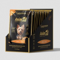 AnimAll, вологий корм для собак, качка, пауч, 80 г