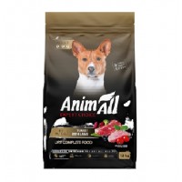 AnimAll (Енімал), сухий корм для дорослих собак середніх порід, ягня та індичка, 12 кг