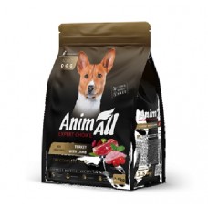 AnimAll (Енімал), сухий корм для дорослих собак середніх порід, ягня та індичка, 2.5 кг