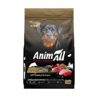 AnimAll (Енімал), сухий корм для дорослих собак крупних порід, ягня та індичка, 12 кг