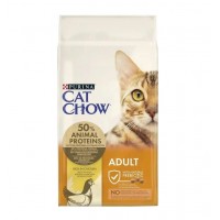 Cat Chow Adult, сухий корм для котів з куркою та індичкою, 15 кг