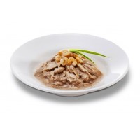 Cherie Hairball Control Tuna & Shrimp, вологий корм для котів для виведення шерсті, тунець з креветками, 80 г