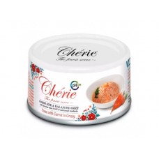 Cherie Complete Urinary, Tuna with Carrot, вологий корм для котів, підтримка нирок, тунець з морквою, 80 г