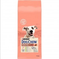 Dog Chow Sensitive (Дог Чау Сенситив), сухий корм для дорослих собак з чутливим травленням, з лососем, 14 кг