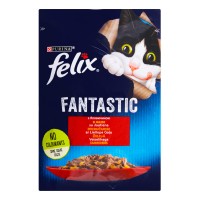 Felix Fantastic (Фелікс Фантастік) з яловичиною, шматочки у желе, 85 г