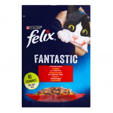Felix Fantastic (Фелікс Фантастік) з яловичиною, шматочки у желе, 85 г