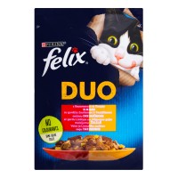Felix Fantastic DUO (Фелікс Фантастік ДУО), з яловичиною та птицею, 85 г