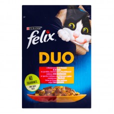 Felix Fantastic DUO (Фелікс Фантастік ДУО), з яловичиною та птицею, 85 г