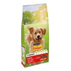 Friskies Active (Фріскіс Актив), сухий корм для дорослих активних собак, з яловичиною, 10 кг