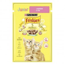 Friskies Junior, шматочки в підливці з куркою для кошенят, 85 г