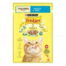 Friskies, шматочки в підливці з лососем для котів, 85 г