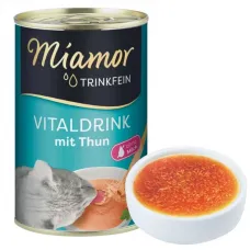 Miamor Vitaldrink mit Thun, бульйон для котів Міамор з тунцем, банка, 165 г, 135 мл