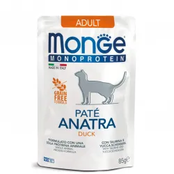 Monge Cat MONOPROTEIN adult для дорослих 100% качка, 85 г паштет