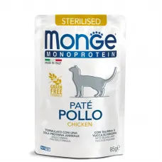 Monge Cat MONOPROTEIN sterilised для стерилізованих 100% курка, 85 г паштет