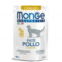 Monge Cat MONOPROTEIN sterilised для стерилізованих 100% курка, 85 г паштет