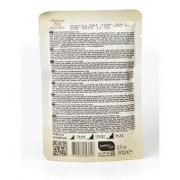 Natural Kitty Chunk in Gravy Chicken, Tuna with Beef, вологий корм для дорослих котів, курка, тунець, яловичина, 85 г