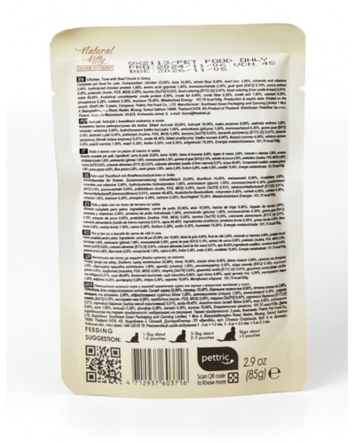 Natural Kitty Chunk in Gravy Natural Kitty Chunk in Gravy