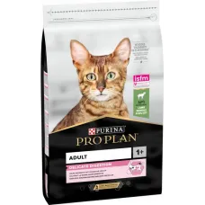 Purina Pro Plan Delicate, сухий корм для котів з чутливим травленням, з ягням, 10 кг