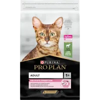 Purina Pro Plan Delicate, сухий корм для котів з чутливим травленням, з ягням, 10 кг