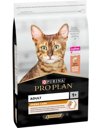 Сухий корм для котів з чутливою шкірою Purina Pro Plan Derma Care, з лососем, 10 кг