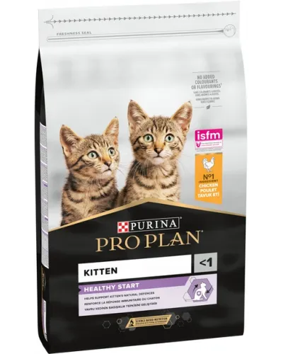 Сухий корм для кошенят, вагітних і годуючих кішок Purina Pro Plan Kitten, з куркою, 10 кг