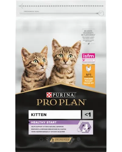 Сухий корм для кошенят, вагітних і годуючих кішок Purina Pro Plan Kitten, з куркою, 10 кг