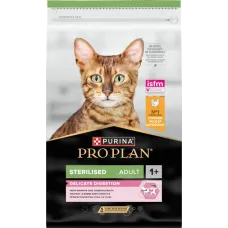 Purina Pro Plan Sterilised Delicate, сухий корм для стерилізованих котів з чутливим травленням, з куркою, 10 кг