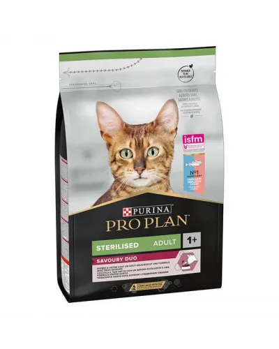 Сухий корм для стерилізованих котів Purina Pro Plan Sterilised Cod & Trout, з тріскою та фореллю, 10 кг