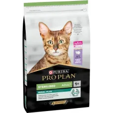 Purina Pro Plan Sterilised Renal Plus, cухий корм для стерилізованих котів 1+, з індичкою, 10 кг