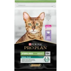 Purina Pro Plan Sterilised Renal Plus, cухий корм для стерилізованих котів 1+, з індичкою, 10 кг