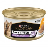 Purina Pro Plan Baby Kitten Healthy Start, ніжний мус з куркою для кошенят, банка, 85 г