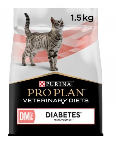 Purina Pro Plan DM ST/OX Diabetes Managment, сухий корм для дорослих котів з цукровим діабетом, 1,5 кг