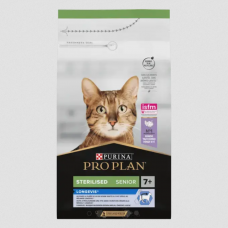 Purina Pro Plan Sterilised Longevis (ex Senior), сухий корм для стерилізованих котів 7+ років, з індичкою, 1.5 кг