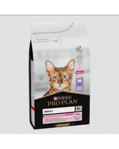 Сухий корм для котів з чутливим травленням Purina Pro Plan Delicate, з індичкою, 1.5 кг