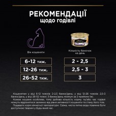 Purina Pro Plan Kitten Healthy Start, ніжний мус з куркою для кошенят, банка, 85 г