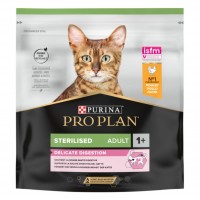 Purina Pro Plan Sterilised Delicate, сухий корм для стерилізованих котів з чутливим травленням, з куркою, 400 г