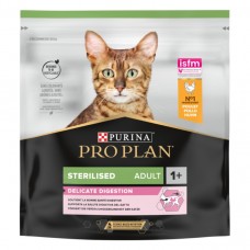 Purina Pro Plan Sterilised Delicate, сухий корм для стерилізованих котів з чутливим травленням, з куркою, 400 г