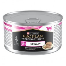 Purina Pro Plan UR Urinary, вологий корм-дієта для лікування сечовивідних шляхів у котів, банка, 195 г