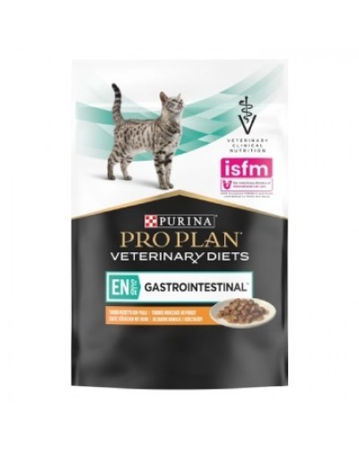 Purina Pro Plan EN Gastrointestinal Шматочки в підливі з куркою для котів, пауч, 85 г