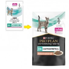 Purina Pro Plan EN Gastrointestinal Шматочки в підливі з лососем для котів, пауч, 85 г