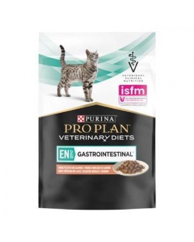 Purina Pro Plan EN Gastrointestinal Шматочки в підливі з лососем для котів, пауч, 85 г
