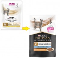 Purina Pro Plan NF Renal Function, при ХРОНІЧНИХ захворюваннях нирок, шматочки в підливі з куркою для котів, пауч, 85 г
