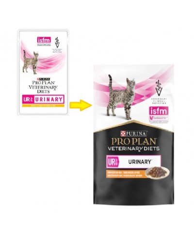 Purina Pro Plan UR Urinary Шматочки в підливі з куркою для котів, пауч, 85 г