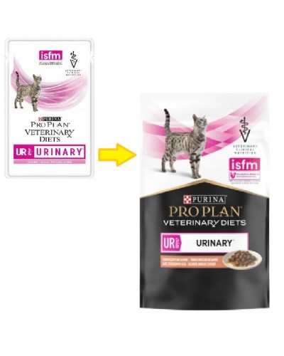 Purina Pro Plan UR Urinary Шматочки в підливі з лососем для котів, пауч, 85 г