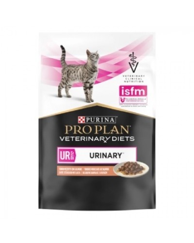 Purina Pro Plan UR Urinary Шматочки в підливі з лососем для котів, пауч, 85 г
