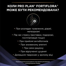 Purina Pro Plan Fortiflora Canine (Фортифлора), пробіотик для цуценят і дорослих собак із діареєю, 1 пак.